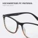 ZENOTTIC Anti-Blue Light Reading Glasses for Men | Rectangular Design | UV 400 Protection | Includes Glasses Case | Ideal for PC TV & Gaming | Brown/Gray 3.0 x - Buy Online on GoSupps.com