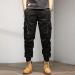 GUOBIOZIY Men's Casual Joggers Sweatpants with Pockets | Elastic Drawstring | Workout Sweatpants - Black (Medium) - Buy Online on GoSupps.com