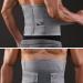 Orthopedic Waist Back Support Belts Trainer Corset Sweat Brace Trimmer Spine Relief Gray XL - Buy Online on GoSupps.com