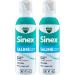 Vicks Sinex, Saline Nasal Spray, Daily Use, Gentle Ultra-Fine Nasal Mist, Drug-Free Everyday Sinus Congestion Relief, Non-Habit Forming, Drug-Free, 5 FL OZ (Pack of 2)