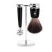 M HLE shaving set - Rytmo series - Black Fibre - safety razor - black high-grade resin