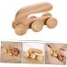 Healeved Wood Roller Massage Device - Handheld Body Massager for Legs & Back Relief | Anti-Roller & Portable Wooden Massage Stick - Buy Online on GoSupps.com