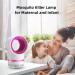 Mosquito Killer Lamp Fan Turbo Mosquito Killer with UV Lamp Physical Mosquito Killer Suitable for Pregnant Women Children Indoor and Outdoor-White - Buy Online on GoSupps.com