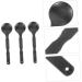 SOESFOUFU 3pcs Vision Test Baffle Handheld Eye Occluder Eye Exam Tools Eye Patch for Glasses Eye Cover Plastic Black 24.00X6.00X0.50CM - Buy Online on GoSupps.com