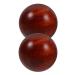 PLAFOPE 2 Pieces Muscle Stretch Balls Made of Wood Handicrafts Wooden Ball Hand Exercise Ball Fitness Ball 5 * 5cm As Shown