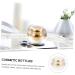 VINTORKY Cream Bottle Cream Sub Jar Multipurpose Sub Container Lotion Container Empty Cosmetic Clear Cosmetic Jar Pot Jar Travel Acrylic Bottle Body Empty Bottle Sample Box 7.1X6X6CM Golden - Buy Online on GoSupps.com