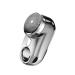 Mini Men's Rotating Electric Shaver Beard Trimmer Type-c Rechargeable Long Endurance Business Travel Portable Hanging on The Key Chain Holiday Gift face Cleaning (Silvery)
