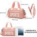 Wet Pocket Sports Gym Bag for Women and Men, Waterproof Shoulder Weekender Bag for Travel and Gym - Lightweight and Easy to Carry - S-Pink - Buy Online on GoSupps.com