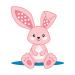 Dr. Brown's Flexees Pink Bunny Silicone Baby Teether - BPA Free - 3m+ | 1 Pack - Buy Online on GoSupps.com