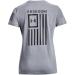 Under Armour Women's New Freedom Flag T-Shirt - Steel Light Heather/Black (Size Medium) - Buy Online on GoSupps.com