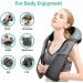 Medcursor 3D Shiatsu Neck Massage Device with Heat - Deep Tissue Relief for Neck Shoulder Back & Body Pain | Perfect for Home Office & Car - Black - Buy Online on GoSupps.com
