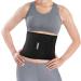 Bracoo Waist Trimmer Wrap, Sweat Sauna Slim Belly Belt for Men and Women - Abdominal Waist Trainer, Weight Less, Increased Core Stability, Metabolic Rate, SE20