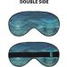 Deep Ocean Eye Mask - Soft Adjustable Comfort Sleep Mask for Men & Women | Black | International Shipping - Buy Online on GoSupps.com