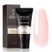 Rosalind poly nail gel 60ml art acrylic gel for nails UV/LED nail polish gel extension glue for manicure repair nail extension pink soft pink