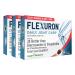 Flexuron Joint Formula by Purity Products - 3X Better Than Glucosamine and Chondroitin - Starts Working in just 7 Days - Krill Oil, Low Molecular Weight Hyaluronic Acid, Astaxanthin - 30 Count (3)