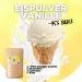 Ice cream powder vanilla from Soulfood LowCarberia 90g - 400g ice cream - 95% less sugar