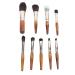 Buy High-Quality Makeup Brush Set | Soft & Delicate Brushes for Travel Perfect for Business Trips (Wood Color - Buy Online on GoSupps.com