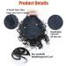 Dirty Messy Bun Short Curly Ponytail Extension | Synthetic Hair Scrunching Large Bun with Clip - Black - Buy Online on GoSupps.com