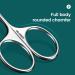 MR.GREEN Professional Curved Blade Eyebrow and Facial Hair Scissors - Stainless Steel Manicure Trimmer for Hair Removal | Mr-2001 - Buy Online on GoSupps.com