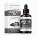 SILVEMOON Ethiopian Black Seed Oil Liquid Drops Premium Cold-Pressed Nigella Sativa Organic & Pure Black Cumin Seed Oil Vegan Non-GMO Plant-Based Daily Wellness 2 fl oz