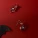 Feylie Heart Dangling Earrings | Gothic Punk Asymmetrical Ear Cuffs | Unique Heart Pendant Earrings for Halloween Party - Buy Online on GoSupps.com