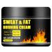 Hot Cream Belly Fat Burner Natural Weight Loss Cream Fat Burning Workout Sweat Enhancer Cream for Women and Men Cellulite Treatment for Thighs Legs Abdomen Arms and Buttocks 120g