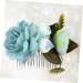 DOITOOL Bridal Hair Accessories for Wedding Artificial Flower Hair Clip Wedding Floral Crown Flower Wreath Hair Comb Bridal Hair Comb Accessories Hair Barrettes Vintage Headgear - Buy Online on GoSupps.com