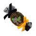 Limtula Gothic Hair Clip for Kids Cute Glittering Candy Side Clip Adult Hair Styling Accessories Halloween Theme Party Headdress Yellow candy hairpin