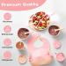 Shop Mumez 14-Part Children's Suction Plate Set - BPA-Free Silicone Baby Plates Bowls Cups & Bibs - Pink & Peach - International Shipping Available - Buy Online on GoSupps.com