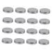 CIYODO 16pcs Mason Jar Lids Mason Jar Replacement Lids Air Tight Tinplate Lid Reusable Lids Bulk Sealing Canning Jars Tin Lid Glass Bottles Tinplate Mason Jar Lid Mug Glass Jar 7X7CM Silver