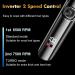HTC Hair Clippers - Cordless Hair Cutting Kit with Titanium Precision & LED Display | Adjustable Speeds | Home Barber Tool (Black - Buy Online on GoSupps.com