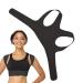 Spine Corrector - Adjustable Back Brace Back Stretcher Breathable Corrector for Men Teens Black X-Large - Buy Online on GoSupps.com