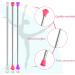 6 Pieces Twirling Batons Unisex Kids' Gymnastics Twirling Baton Dance Baton for Kids Girls Talent Shows  Artistic Dancing  Baton Twirling  Pink  White  Purple - Buy Online on GoSupps.com