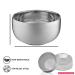 Perfecto Stainless Steel Shaving Bowl | Durable Metal Mug for Shaving Soap & Cream | Double Layer Smooth Shave Unbreakable Mug with Heat Insulation | Large Size | Wet Shaving Kit Essential - Buy Online on GoSupps.com