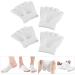 FRCOLOR 2 Pairs Five Toe Half Socks Toeless Socks Heel Moisturizing Socks Toe Separators Socks for Toes Moisturising Socks Moisturizing Half Toe Socks Gelt Feet White Cotton Heel Socks 13.5x8.5cm White - Buy Online on GoSupps.com
