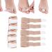 10pcs Hallux Valgus Corrector Thumb Toes Separator Bunion Adjuster Orthopedic Braces Big Toe Separators for Hallux Valgus Bunion Toe Corrector Bunion Toe Straightener