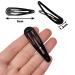 Stadux 40 Pcs Black Metal Snap Hair Clips | 2 Inch Barrettes for Women & Girls Hair Accessories - Buy Online on GoSupps.com