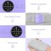 Adjustable Heating Belt for Period Pain Relief | Portable Heat Pillows with 3 Modes - Purple - Buy Online on GoSupps.com