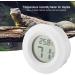 ViaGasaFamido Mini Hygrometer Thermometer Mini Digital LCD Thermometer Hygrometer Round Shape Temperature Humidity Meter for Reptile(White) - Buy Online on GoSupps.com