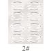 Europe And America's New Eye Shadow/Eyeliner Makeup Template Sticker Eyebrow Stencils Eye Stencils For Makeup 24PC - Buy Online on GoSupps.com