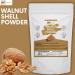 mGanna 100% Natural Walnut Shell Powder (Mesh Size 60-80) 0.5 LBS / 227 GMS for Gentle Skin Exfoliation Scrubs and Face Masks - Buy Online on GoSupps.com