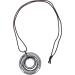 Verdant Touch Terahertz Pendant with Double Loop Charm | Natural Energy Stone Necklace 60x180 cm - Buy Online on GoSupps.com