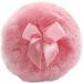 Huyath Baby Powder Puff Round Face Powder Puff with Ribbon Bow | Body Powder Applicator for Baby Kid Adult Dry Makeup Tool for Applying Powders Pink - Buy Online on GoSupps.com