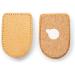 Kaps Orthotic Heel Lift Raise - Genuine Leather & Cork, Self-Adhesive - Achilles Tendonitis Relief - Women UK 2-7 EUR 35-40 Beige - Buy Online on GoSupps.com