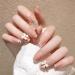 3D Manicure Accessories Fake Nails Nail Model Nail Patch Engraved Bow Polish Ornament Acrylic Nail Design Butterfly-shape Resin Nail Art(B) - Buy Online on GoSupps.com