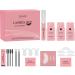 Eyelash Lift Kit Curl Eyelash Lamination Kit Beginners DIY Lash Lift Set Gentle For Lash Semi-Permanent Curling Thick No Smudge Lash Lift Lamination Eyelashes Friendly Easy To Use