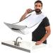 Buy Bart Bibs Adjustable Beard Shaving Apron for Men - Black Hair Trim Towel with Strong Suction Cups - Buy Online on GoSupps.com