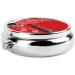 Christmas Magic Mini Round Pill Box | 3 Compartment Portable Pill Organizer for Travel Home & Office - Buy Online on GoSupps.com