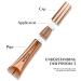 Ownest Beauty KYDA Contour Beauty Wand Liquid Face Concealer with Cushion Applicator - High Coverage Matte Finish - Lightweight Blendable Cream Contour Stick (Light to Medium) - Buy Online on GoSupps.com