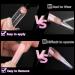 288PCS Nail Dual Forms for French Nails | Acrylic Nail Tips | 96PCS Duet System Sticker Silicone Reusable Pads | Manicure Extension Kit - 4 Styles, 12 Sizes - Buy Online on GoSupps.com